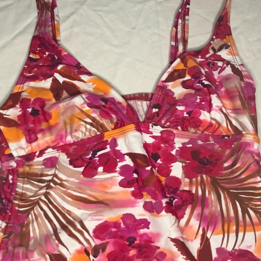St. John's Bay Women's Swimwear - Red and White - Picture 2 of 5